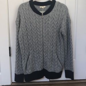 Zip up sweater